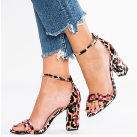 MADDEN GIRL Behave Leo Ankle Strap Block Heel Sz 6 NIB - Picture 1 of 8